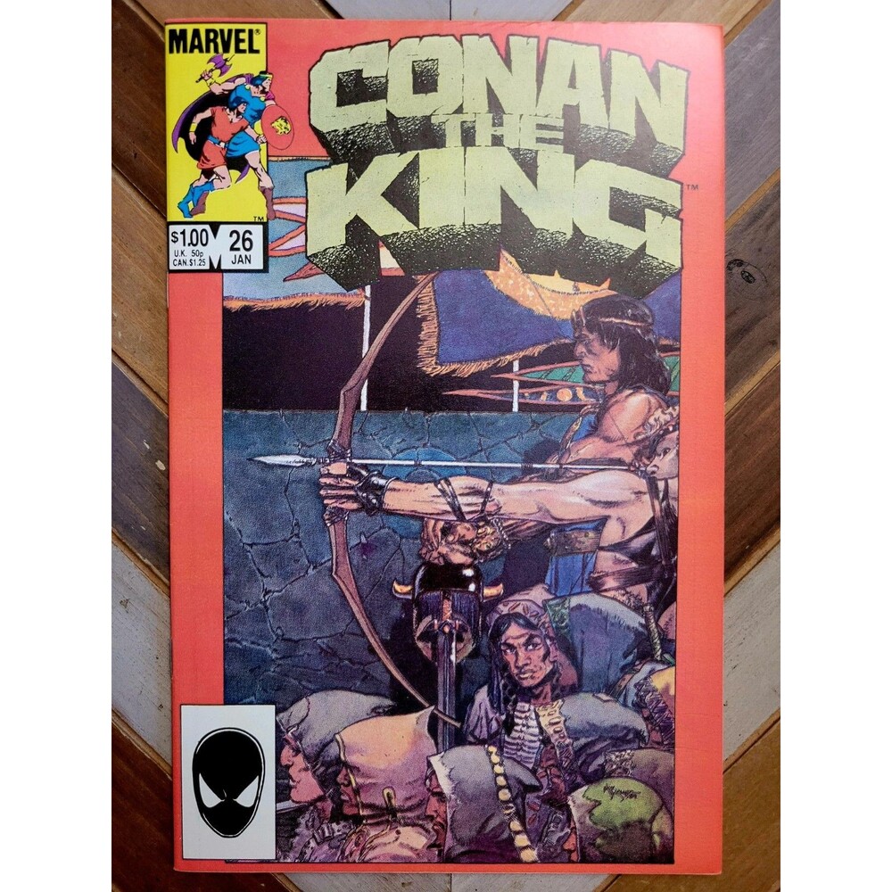 Conan The King #26 (Marvel 1985) Baron Maloric! Kaluta Cover Silvestri Art (7.0)